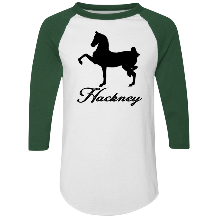 HACKNEY DESIGN 1 (black) 4HORSE 4420 Colorblock Raglan Jersey