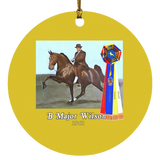 WGC B MAJOR WILSON SUBORNC Circle Ornament
