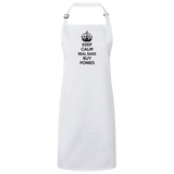 REAL DADS BUY PONIES (black) RP150 Sustainable Unisex Bib Apron