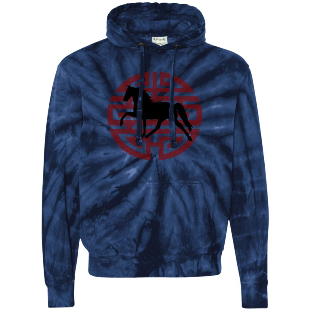 TWH PLEASURE JAPANESE ART CD877 Unisex Tie-Dyed Pullover Hoodie
