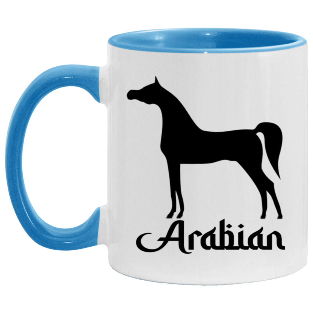 ARABIAN ART TUMBLER 4HORSE AM11OZ 11 oz. Accent Mug