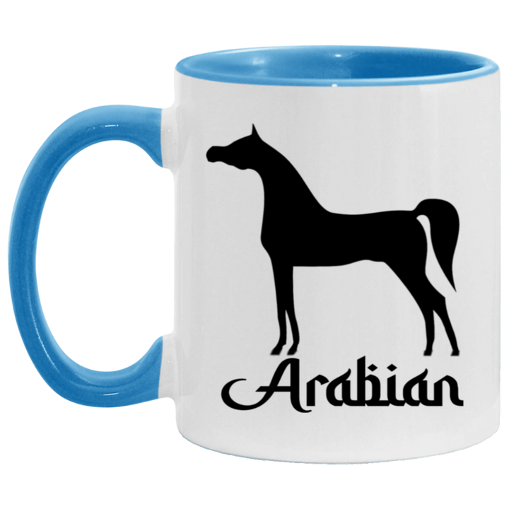 ARABIAN ART TUMBLER 4HORSE AM11OZ 11 oz. Accent Mug