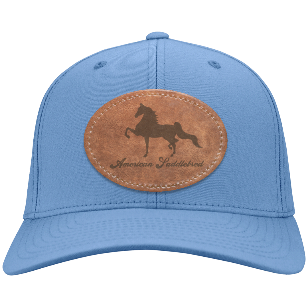 AMERICAN SADDLEBRED ON LEATHER CP80 Twill Cap - Patch