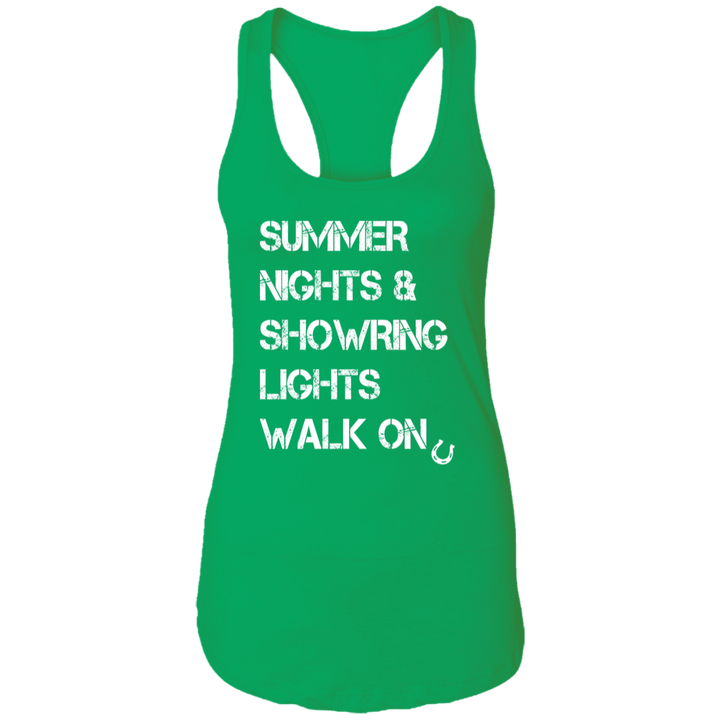 Summer Nights Showring Lights Walk On NL1533 Ladies Ideal Racerback Tank