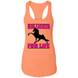 Big Licker for Life Pink NL1533 Ladies Ideal Racerback Tank
