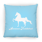 AMERICAN SADDLEBRED (DESIGN 1) WHITE 4HORSE PILLOWS THREE SIZES