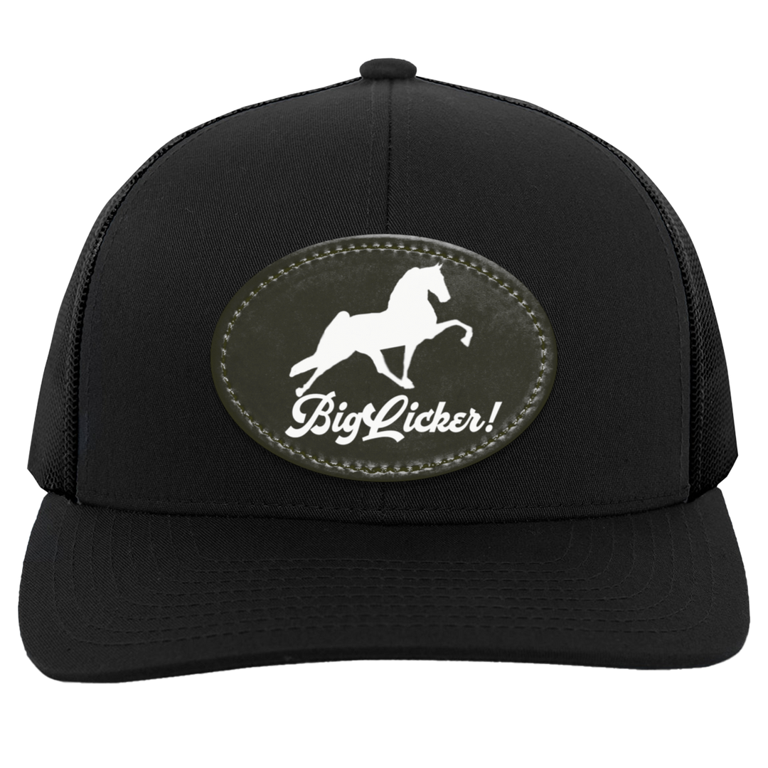 BIG LICKER PATCH HATTRUCKER HAT ( THREE SHAPES-12 COLORS AND STYLES)