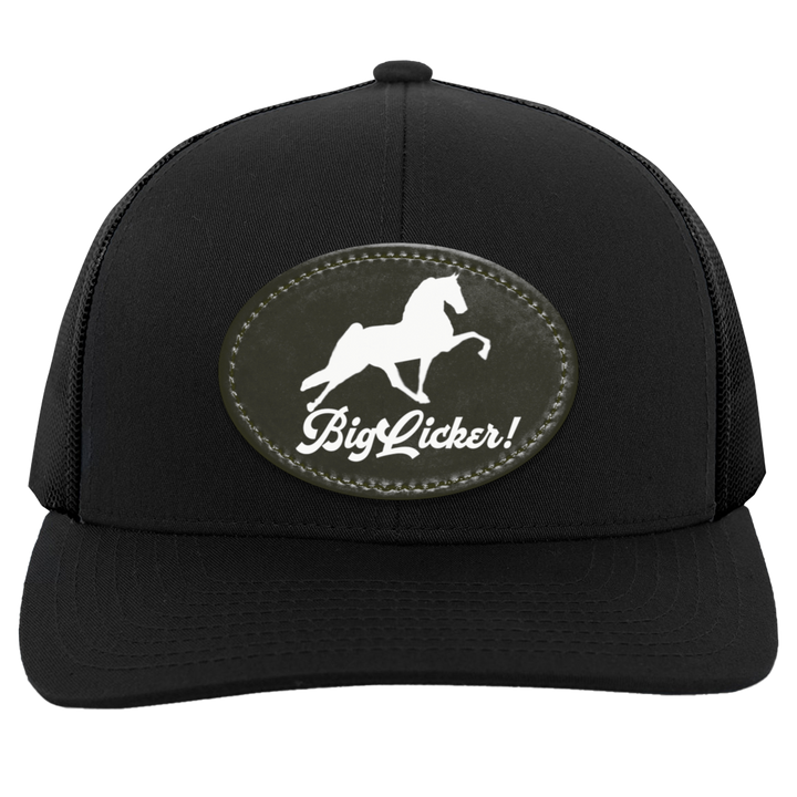 BIG LICKER PATCH HATTRUCKER HAT ( THREE SHAPES-12 COLORS AND STYLES)