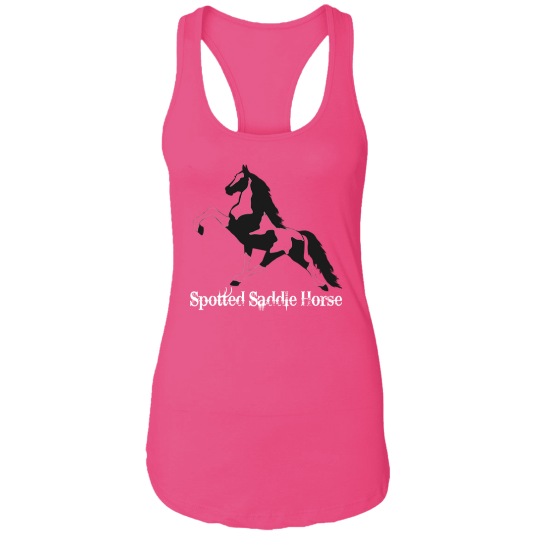 Spotted Saddle Horse NL1533 Ladies Ideal Racerback Tank