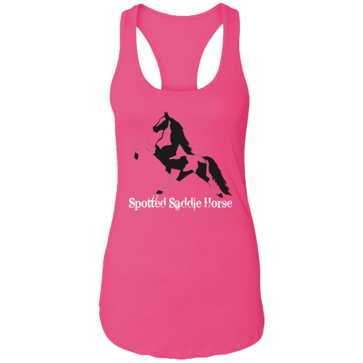 Spotted Saddle Horse NL1533 Ladies Ideal Racerback Tank