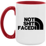 NOT SHIT FACED (BLK) AM15OZ 15oz. Accent Mug