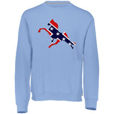 Rebel on the Rail Tennessee Walking Horse Performance 698HBM Dri-Power Fleece Crewneck Sweatshirt