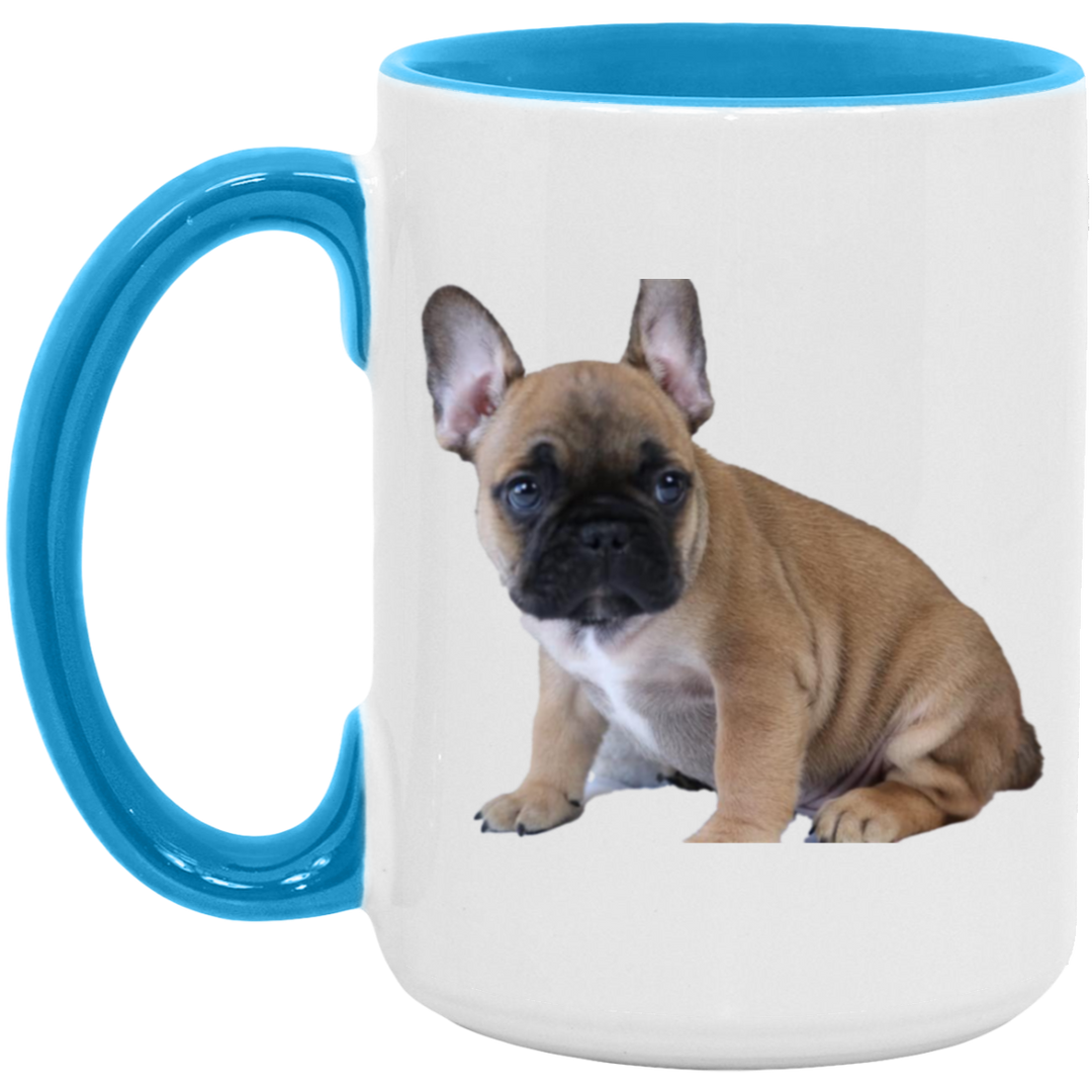 FRENCHIE PUPPY (4) AM15OZ 15oz. Accent Mug
