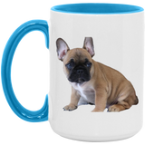 FRENCHIE PUPPY (4) AM15OZ 15oz. Accent Mug