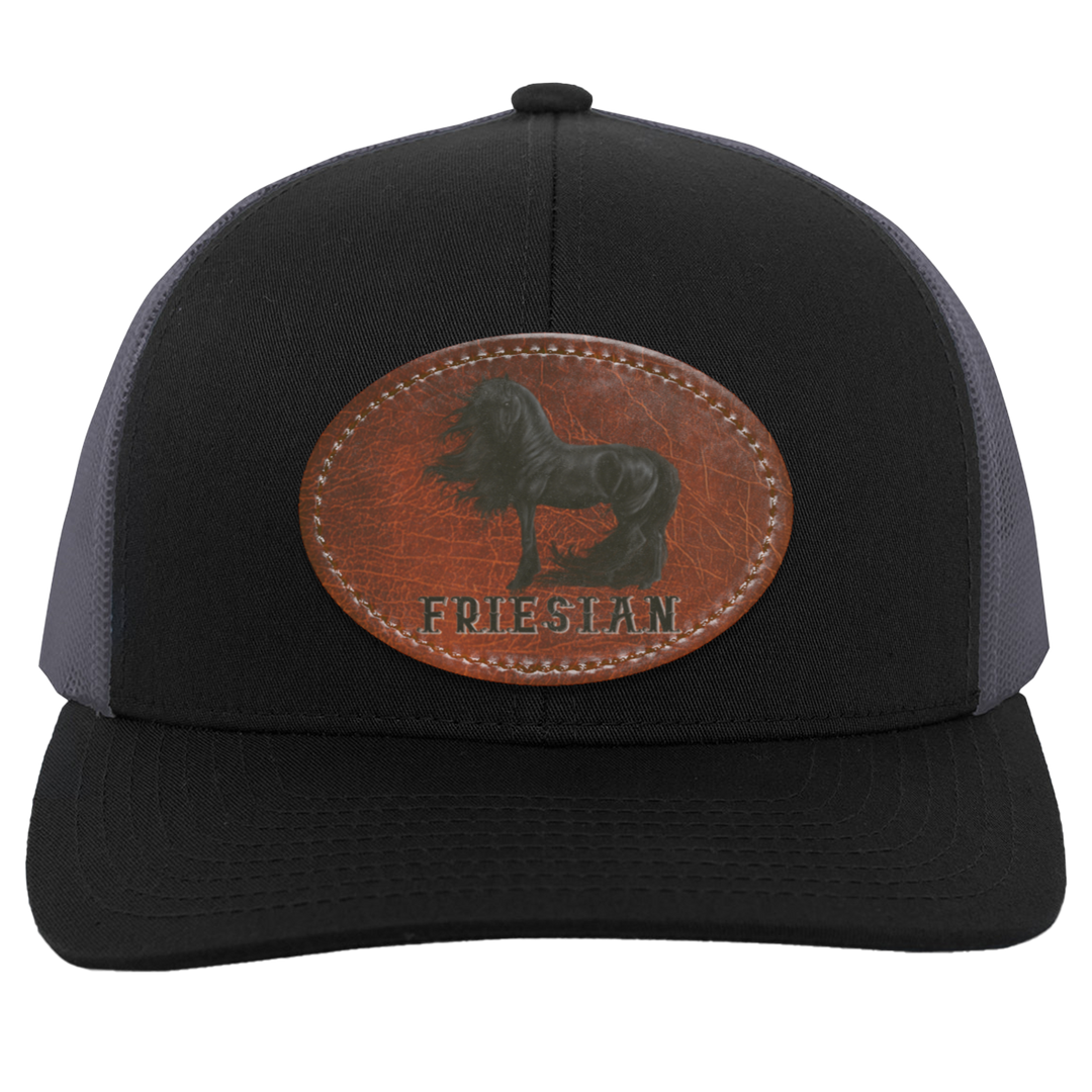 FRIESIAN ON LEATHER 104C Trucker Snap Back - Patch