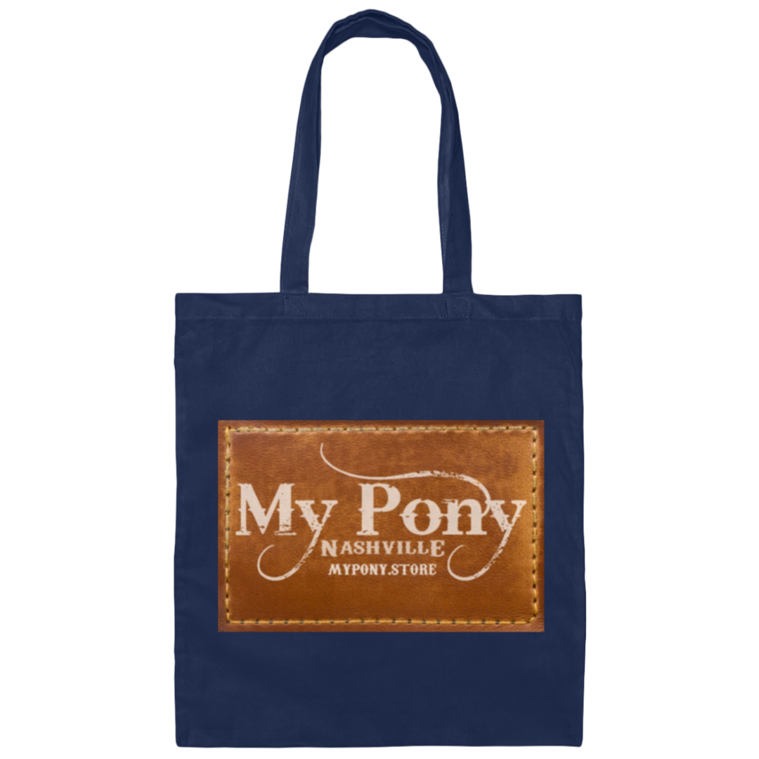 MY PONY NASHVILLE BRAND BE007 Canvas Tote Bag