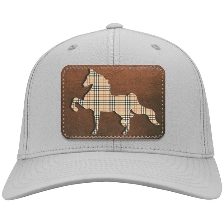 AMERICAN SADDLEBRED LEATHER PATCH (BURBURY) CP80 Twill Cap - Patch