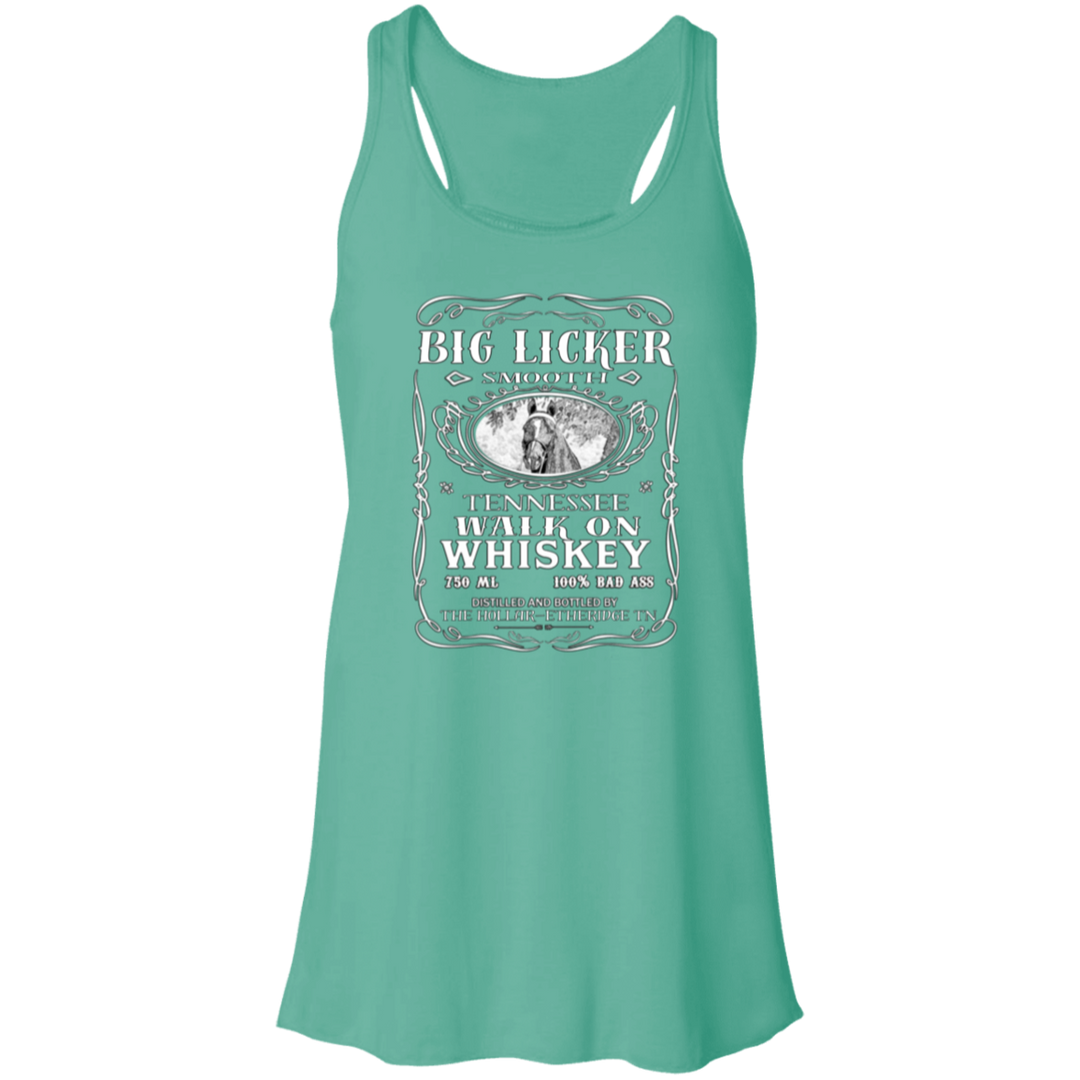 BIG LICKER SMOOTH B8800 Flowy Racerback Tank