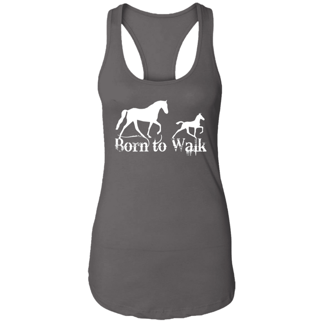 BORN TO WALK NL1533 Ladies Ideal Racerback Tank