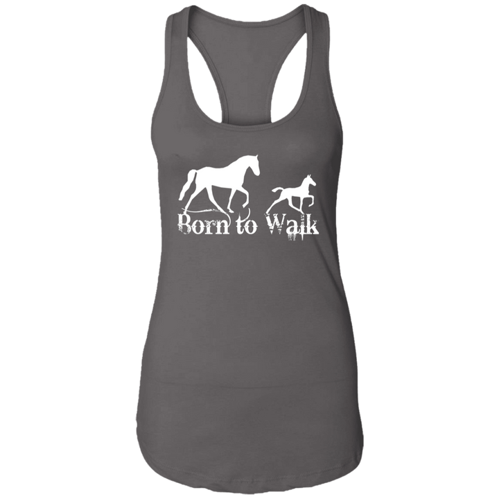 BORN TO WALK NL1533 Ladies Ideal Racerback Tank