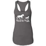 BORN TO WALK NL1533 Ladies Ideal Racerback Tank