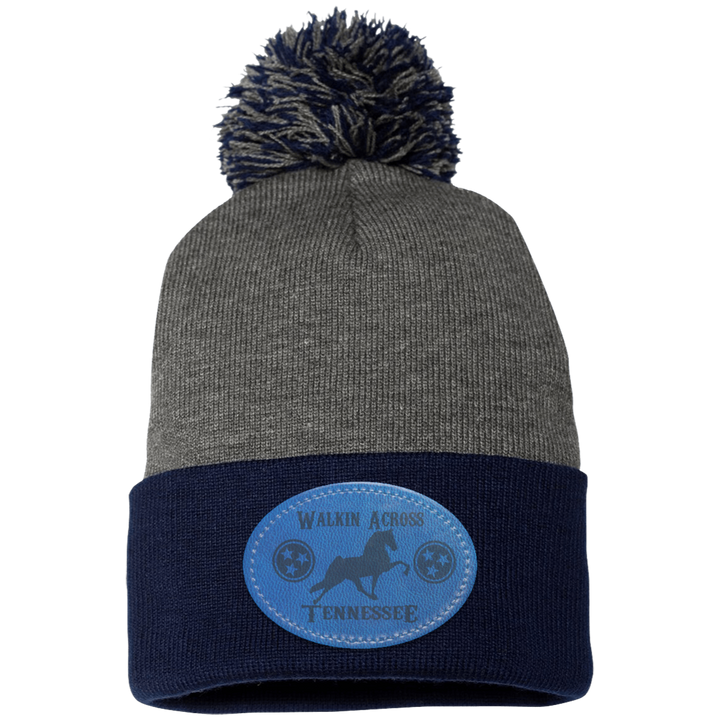 WALKIN ACROSS TENNESSEE TWH SP15 Pom Pom Knit Cap - Patch