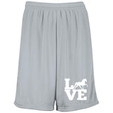 Love (TWH Pleasure) 1844 Moisture-Wicking 9 inch Inseam Mesh Shorts