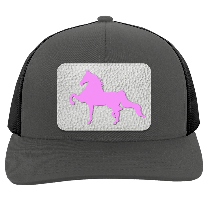 AMERICAN SADDLEBRED PINK 104C Trucker Snap Back - Patch
