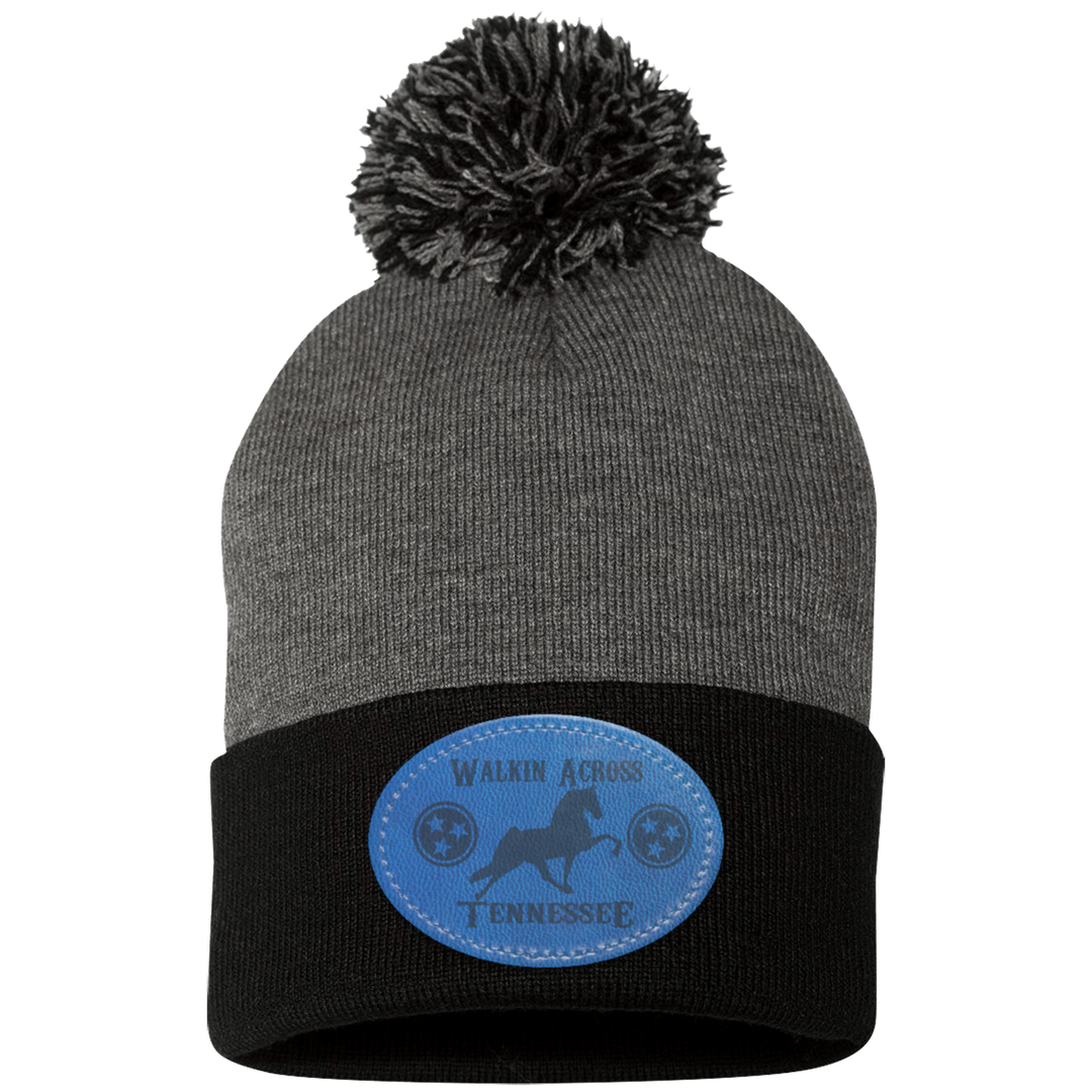WALKIN ACROSS TENNESSEE TWH SP15 Pom Pom Knit Cap - Patch
