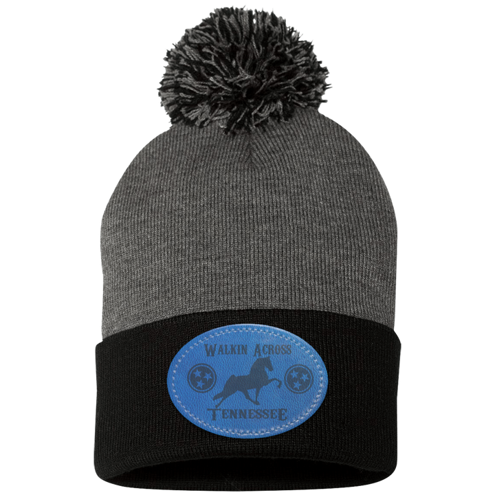 WALKIN ACROSS TENNESSEE TWH SP15 Pom Pom Knit Cap - Patch