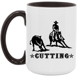 CUTTING STYLE 1 4HORSE AM15OZ 15oz. Accent Mug