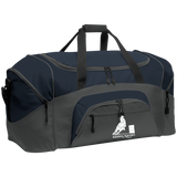 BARREL RACING STYLE 1 (WHITE) 4HORSE BG99 Colorblock Sport Duffel