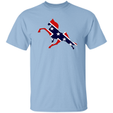 Rebel on the Rail Tennessee Walking Horse Performance G500 5.3 oz. T-Shirt