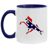 Rebel on the Rail Tennessee Walking Horse Performance AM11OZ 11 oz. Accent Mug