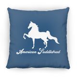 AMERICAN SADDLEBRED (DESIGN 1) WHITE 4HORSE PILLOWS THREE SIZES