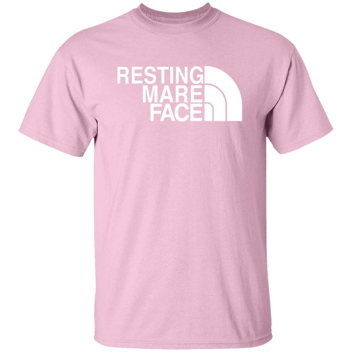 RESTING MARE FACE (white) G500 5.3 oz. T-Shirt