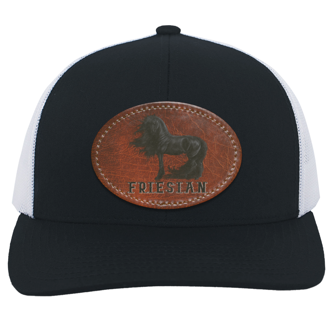 FRIESIAN ON LEATHER 104C Trucker Snap Back - Patch