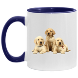 YELLOW LAB PUPS 1 AM11OZ 11 oz. Accent Mug