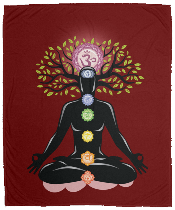 CHAKRAS PLUSH BLANKET (12 STYLES AND SIZES)