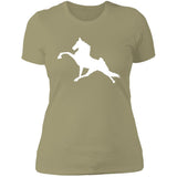 Tennessee Walking Horse Performance (WHITE) NL3900 Ladies' Boyfriend T-Shirt