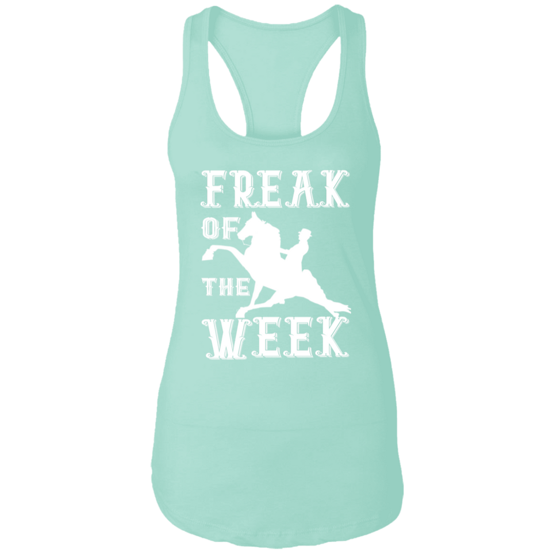 FREAK OF THE WEEK (WHITE) NL1533 Ladies Ideal Racerback Tank