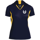 MANES RANCH (white) LST655 Ladies' Colorblock Performance Polo