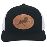 TENNESSEE WALKING HORSE PERFORMANCE LEATHER 104C Trucker Snap Back - Patch