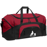 BARREL RACING STYLE 1 (WHITE) 4HORSE BG99 Colorblock Sport Duffel