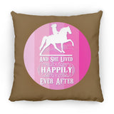 SHE LIVED HAPPILY TWH PLEASURE SHADES OF PINK ZP16 Medium Square Pillow