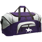Missouri Fox Trotter WITH MALE RIDER WHITE BG99 Colorblock Sport Duffel