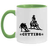 CUTTING STYLE 1 4HORSE AM11OZ 11 oz. Accent Mug