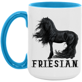 FRIESIAN STYLE 1 4HORSE AM15OZ 15oz. Accent Mug