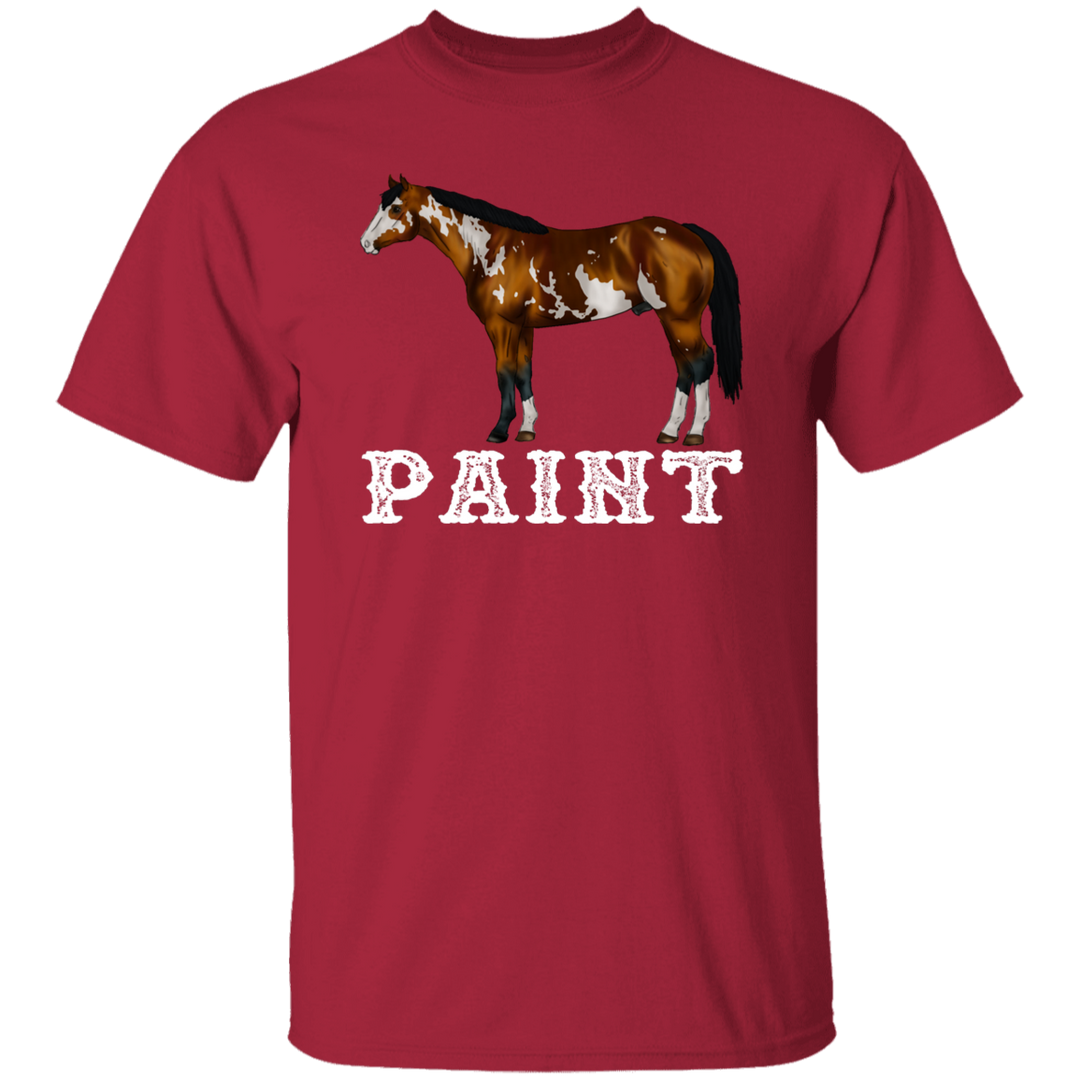 PAINT STYLE 1 (WHITE) 4HORSE G500 5.3 oz. T-Shirt