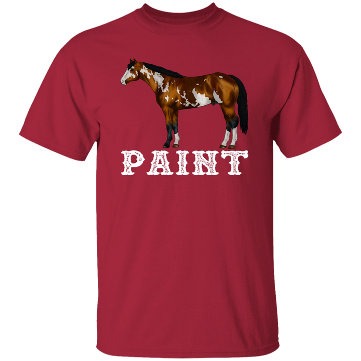 PAINT STYLE 1 (WHITE) 4HORSE G500 5.3 oz. T-Shirt
